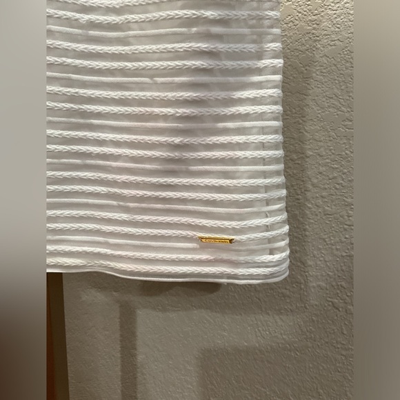 Calvin Klein Women’s White Blouse, Lined - Picture 2 of 6